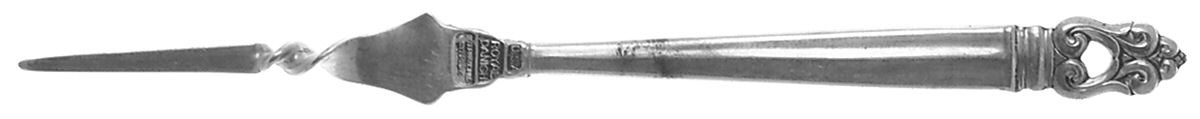 Royal Danish (Sterling, 1939) One Tine Butter Pick by International Silver-1