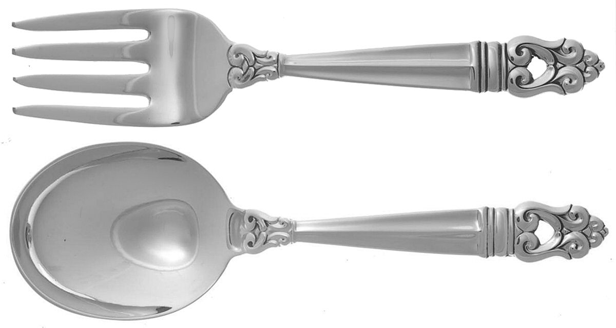 Royal Danish (Sterling, 1939) 2 Pc Baby Set (BF, BS) by International Silver-1