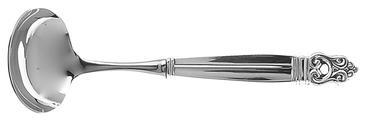 Royal Danish (Sterling, 1939) Hollow Handle Gravy Ladle with Stainless Bowl by International Silver-1