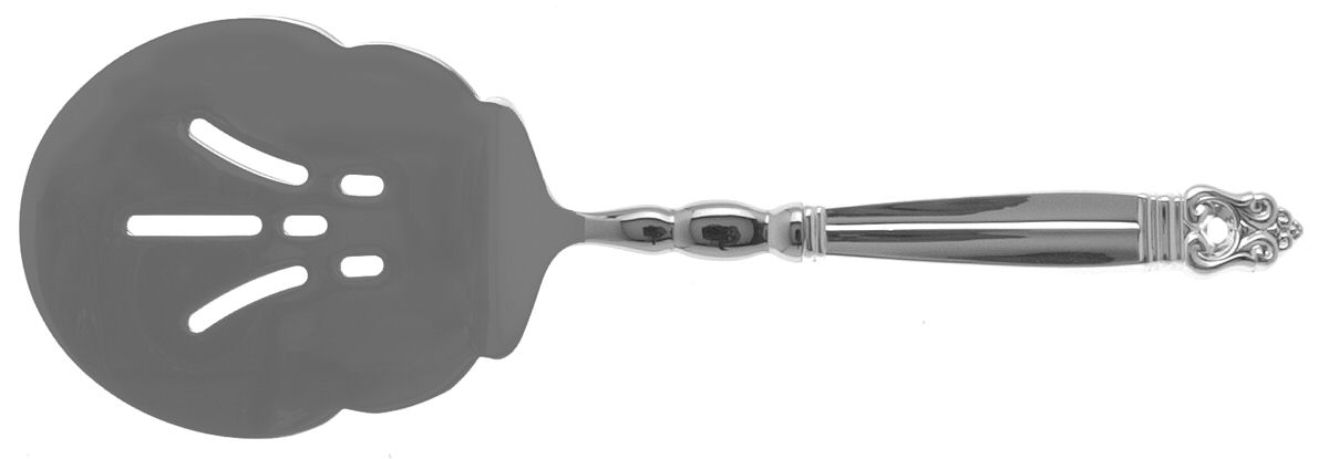 Royal Danish (Sterling, 1939) Flat Stainless Oversize Tomato Server by International Silver-1
