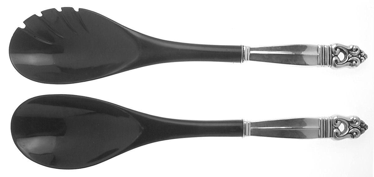 Royal Danish (Sterling, 1939) Plastic Bowl 2-Piece Salad Set by International Silver-1