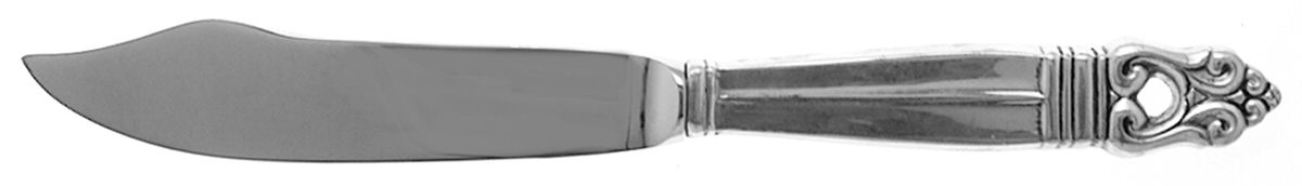 Royal Danish (Sterling, 1939) Individual Fish Knife with Stainless Blade by International Silver-1