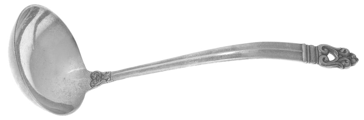 Royal Danish (Sterling, 1939) Solid Piece Cream Ladle by International Silver-1