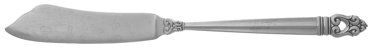 Royal Danish (Sterling, 1939) Flat Handle Master Butter Knife by International Silver-1