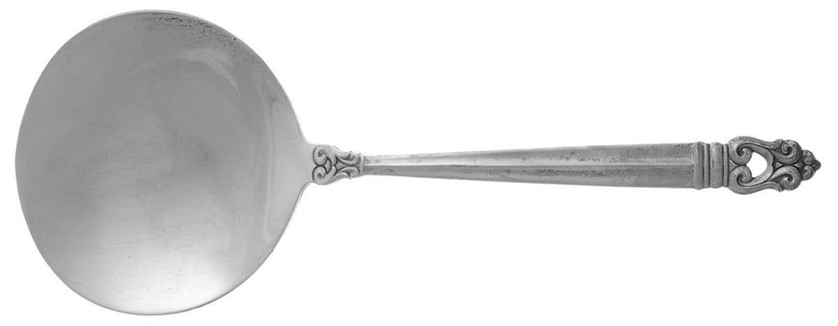 Royal Danish (Sterling, 1939) Tomato Server, Solid Piece by International Silver-1