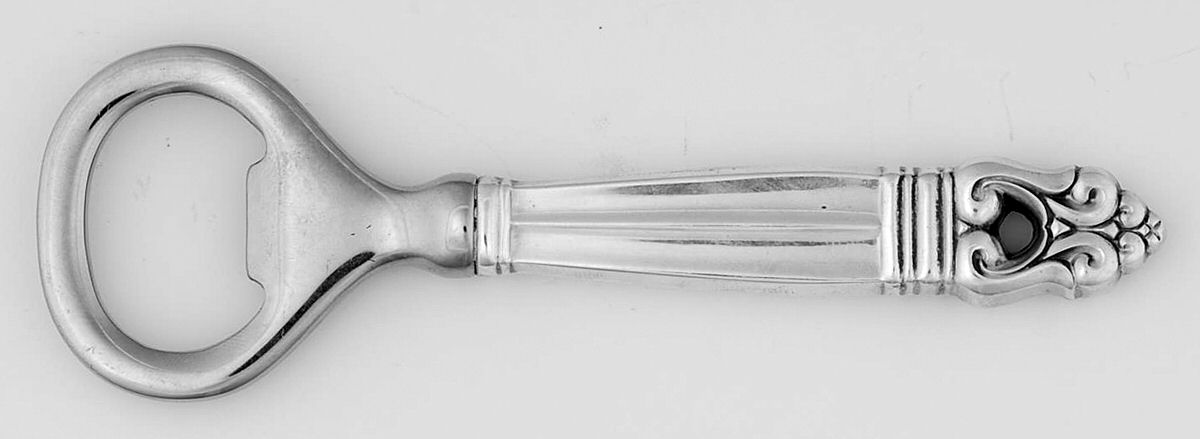 Royal Danish (Sterling, 1939) Bottle Opener with Stainless Bowl by International Silver-1
