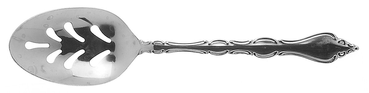 Royal Elegance (Stainless) Pierced Tablespoon (Serving Spoon) by International Silver-1