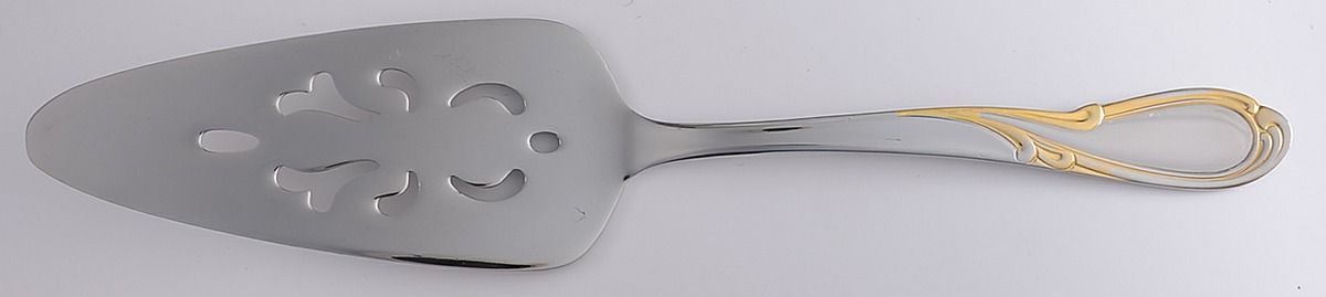 Romance Gold (Stainless, Gold Acct) All Stainless Pie Server by International Silver-1