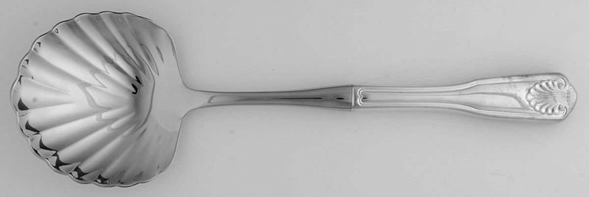 Royal Hill (Silverplate) Casserole Spoon with Stainless Shell Bowl by International Silver-1