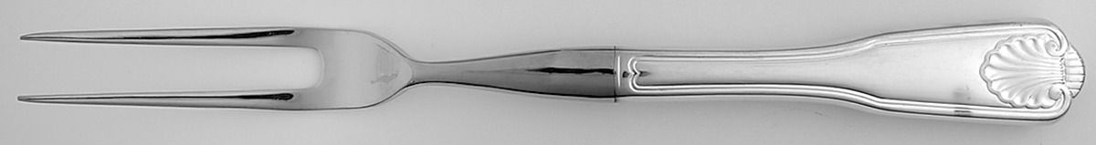 Royal Hill (Silverplate) Small Steak Carving Fork with Stainless Prongs by International Silver-1