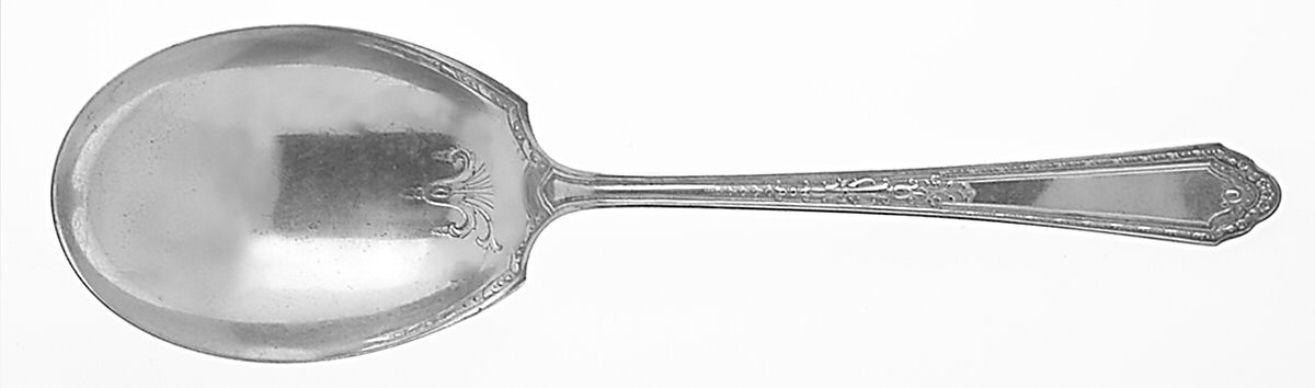 Romance (Silverplate, 1925) Solid Smooth Casserole Spoon by International Silver-1
