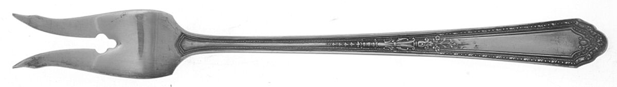 Romance (Silverplate, 1925) Short Handle Pickle/Olive Fork by International Silver-1
