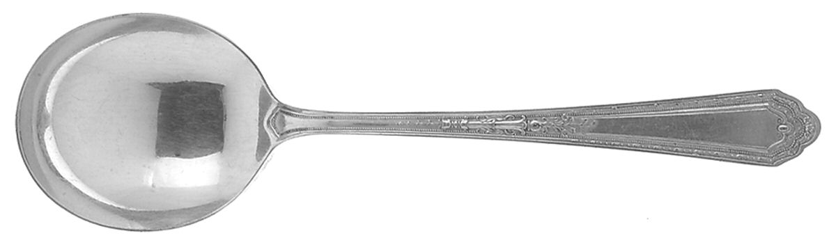 Romance (Silverplate, 1925) Round Bowl Soup Spoon (Gumbo) by International Silver-1