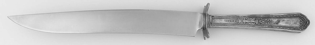 Romance (Silverplate, 1925) Large Stainless Blade Roast Carving Knife by International Silver-1