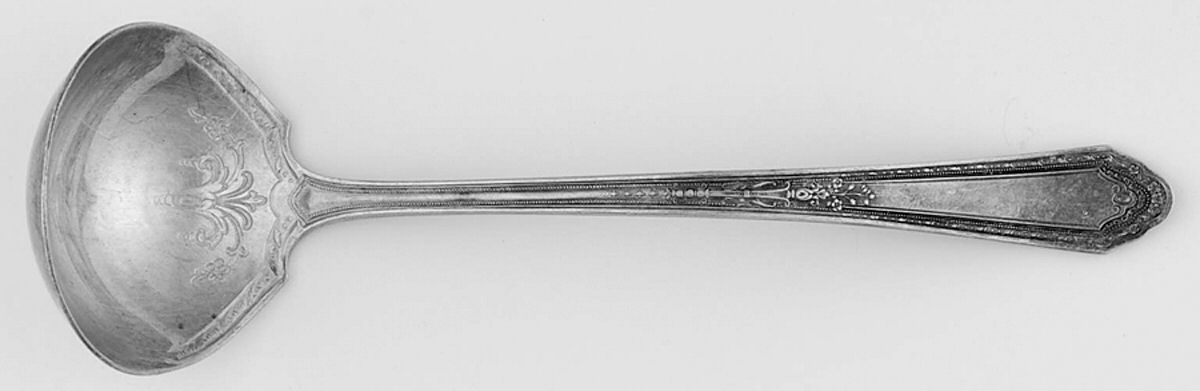Romance (Silverplate, 1925) Solid Piece Cream Ladle by International Silver-1