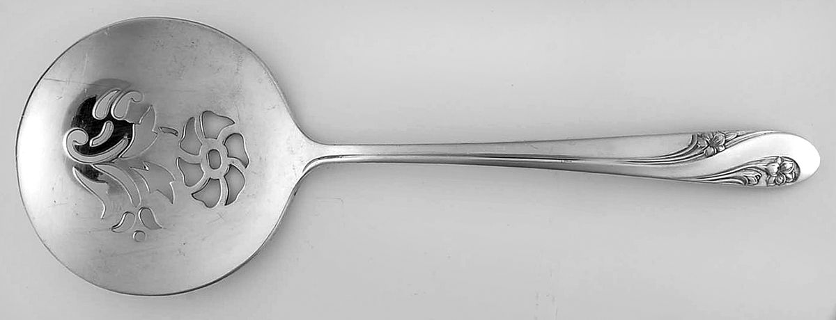 Romance (Silverplate, 1952) Tomato Server, Solid Piece by International Silver-1