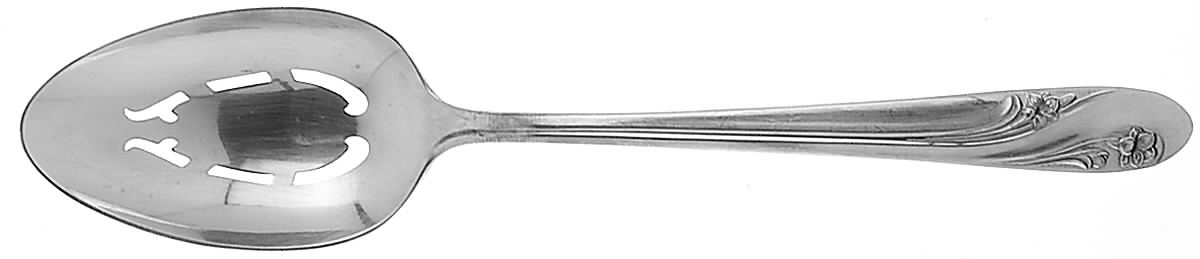Romance (Silverplate, 1952) Pierced Tablespoon (Serving Spoon) by International Silver-1