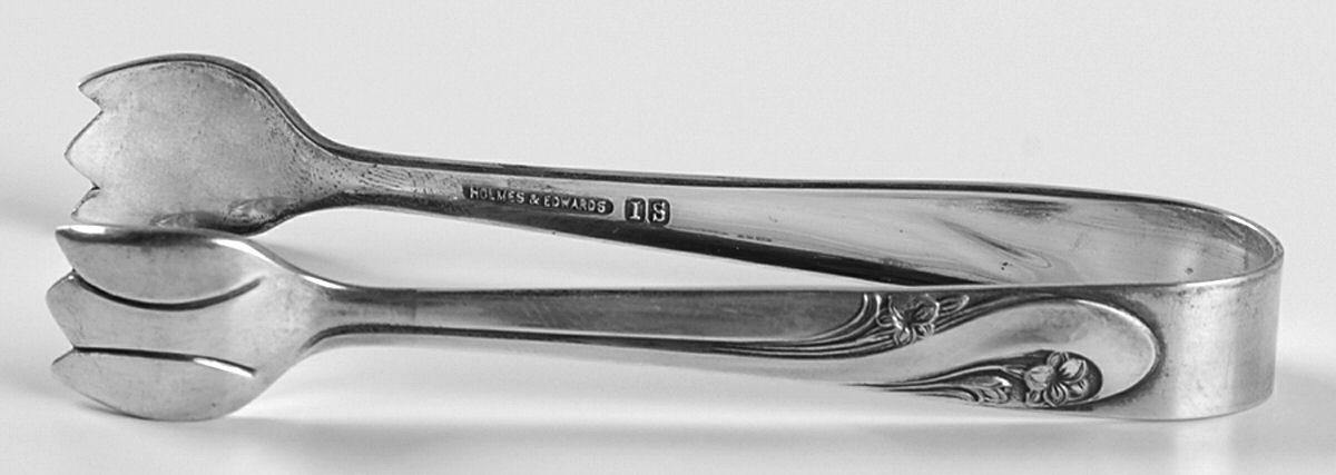Romance (Silverplate, 1952) Sugar Tongs by International Silver-1