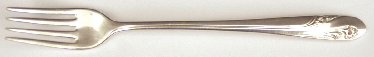 Romance (Silverplate, 1952) Grille Fork (Viande) by International Silver-1