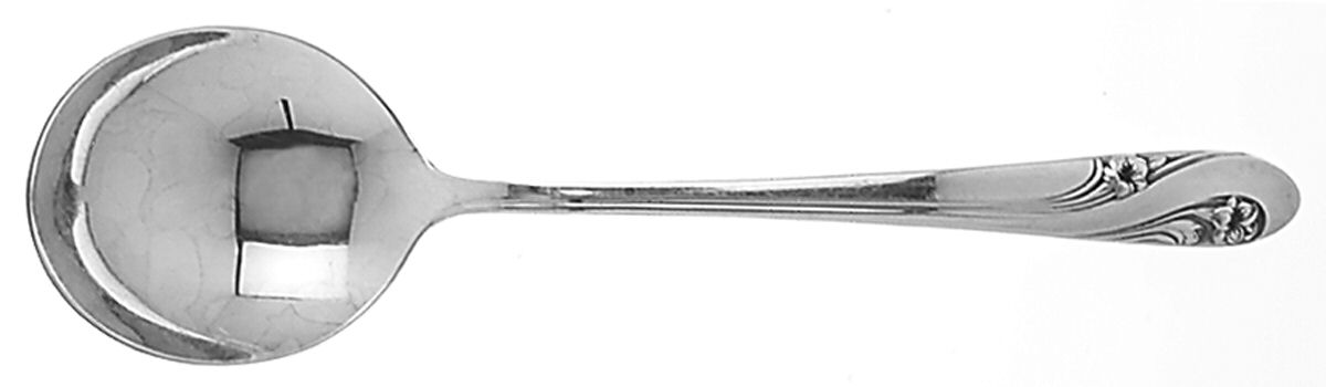Romance (Silverplate, 1952) Round Bowl Soup Spoon (Gumbo) by International Silver-1