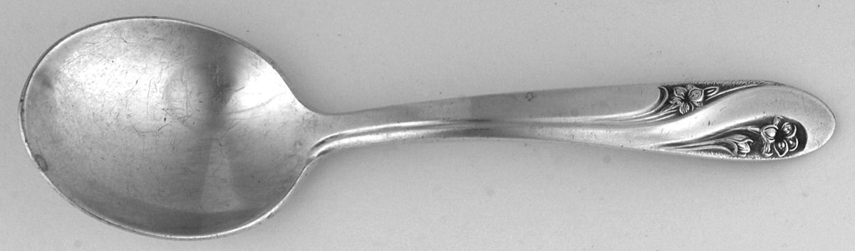Romance (Silverplate, 1952) Straight Handle Baby Spoon by International Silver-1