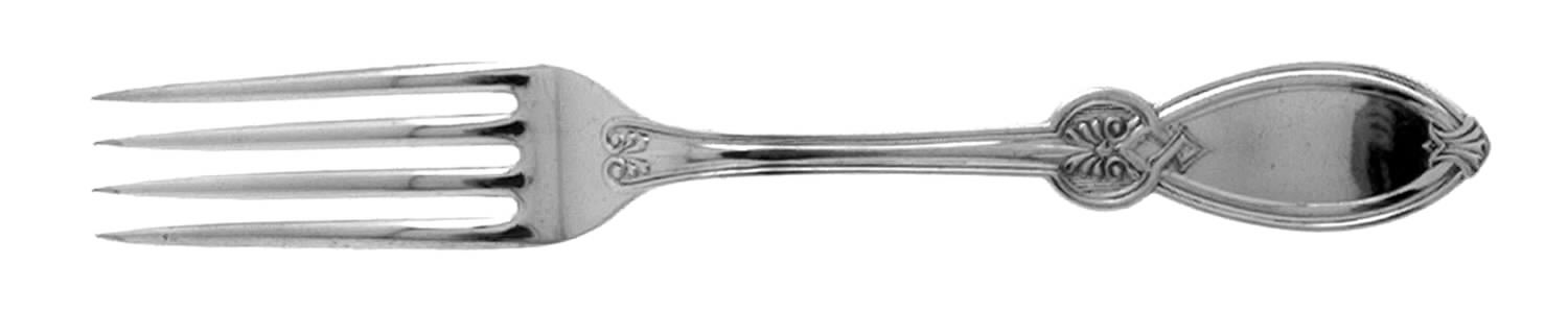 Roman I (Silverplate, 1865) Monogram Fork by International Silver-1