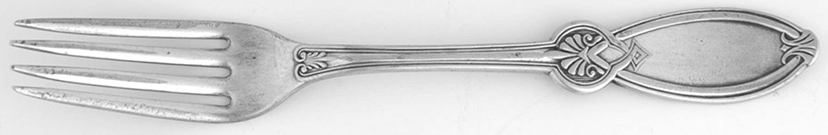 Roman I (Silverplate, 1865) Youth Fork by International Silver-1