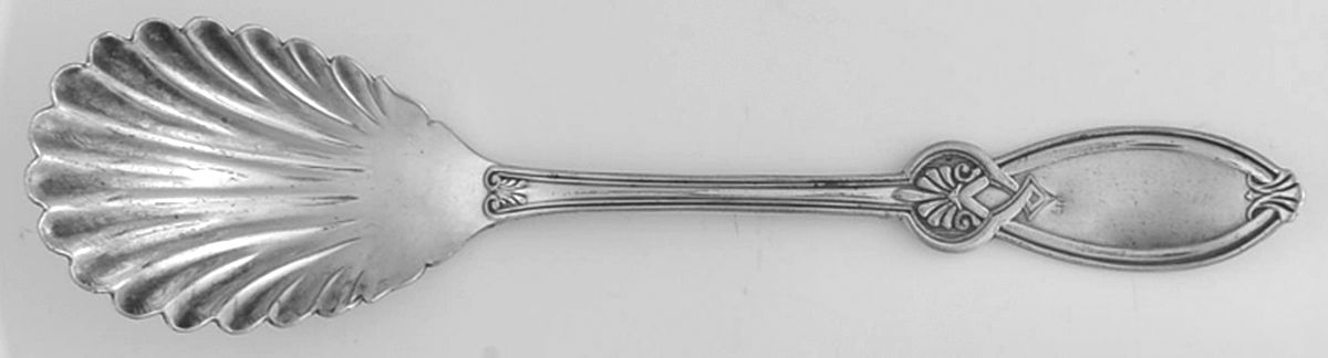 Roman I (Silverplate, 1865) Sugar Shell Spoon by International Silver-1