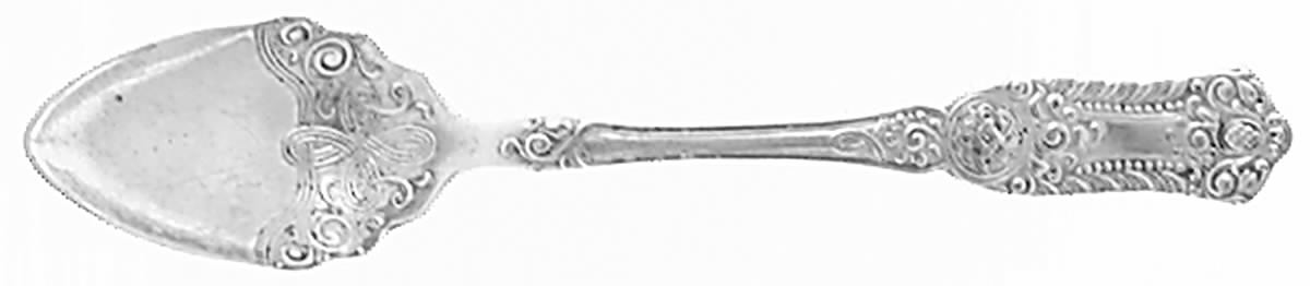 Romanesque (Silverplate, 1898) Fruit/Orange Spoon by International Silver-1