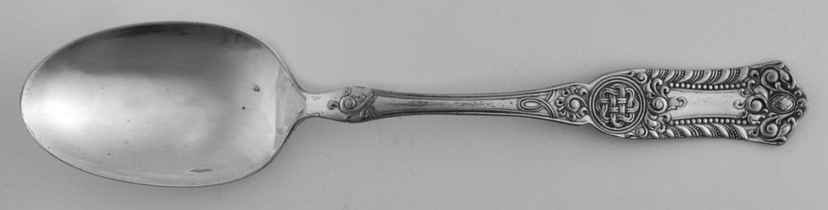 Romanesque (Silverplate, 1898) Place/Oval Soup Spoon by International Silver-1