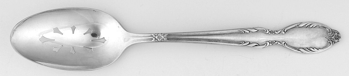 Royal Manor (Silverplate, 1956) Pierced Tablespoon (Serving Spoon) by International Silver-1