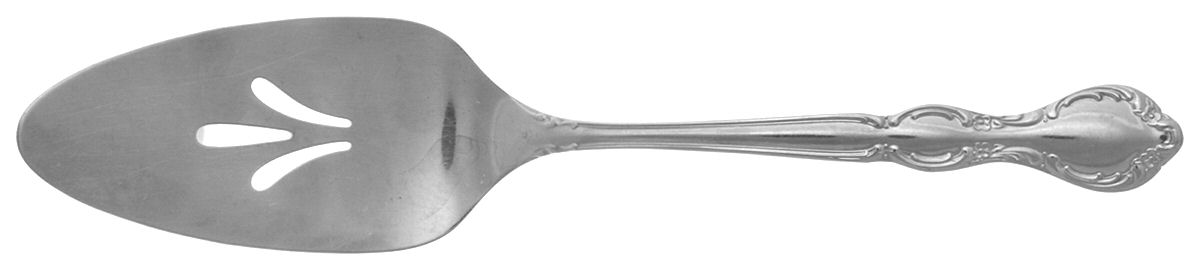 Royal Manor (Stainless) Pierced All Stainless Pie Server by International Silver-1