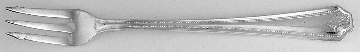 Roosevelt (Silverplate, 1924) Cocktail/Seafood Fork by International Silver-1