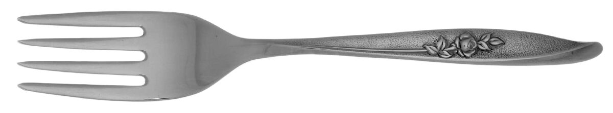Rose Petals (Stainless) Individual Salad Fork by International Silver-1