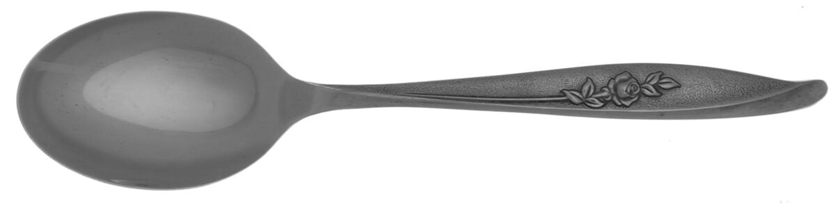 Rose Petals (Stainless) Place/Oval Soup Spoon by International Silver-1