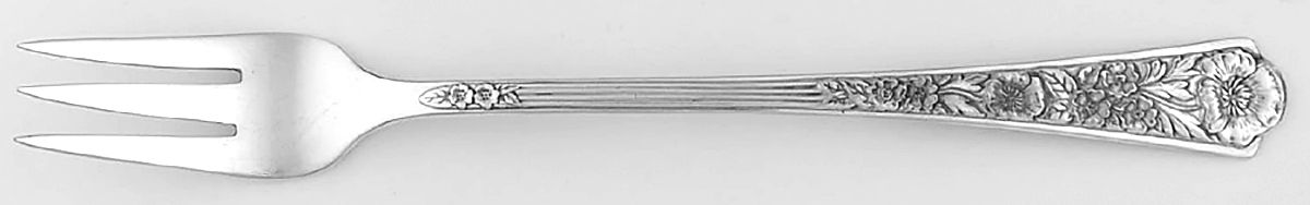 Royal Rose (Sterling, 1938) Cocktail/Seafood Fork by International Silver-1
