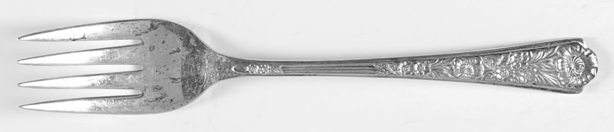 Royal Rose (Sterling, 1938) Individual Salad Fork by International Silver-1