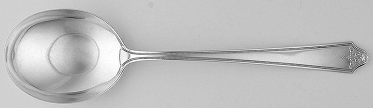 Rosalind-New (Sterling, 1921) Round Bowl Soup Spoon (Gumbo) by International Silver-1
