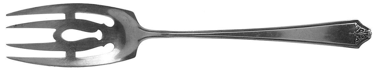Rosalind-New (Sterling, 1921) Medium Solid Cold Meat Serving Fork by International Silver-1