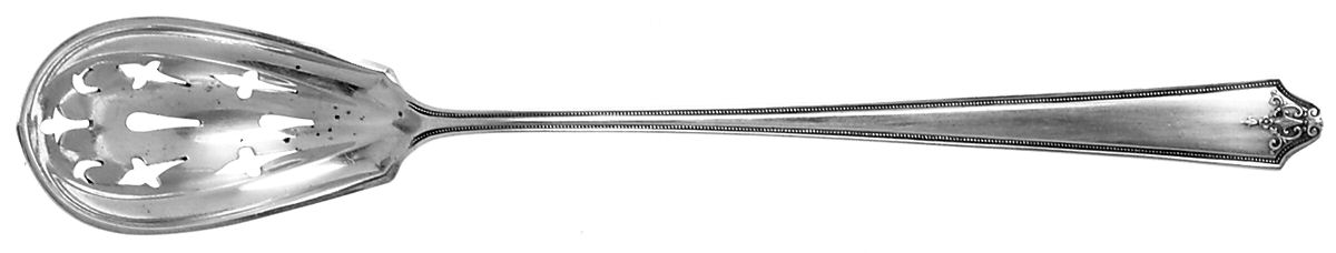Rosalind-New (Sterling, 1921) Pierced Bowl Short Handle Olive Spoon by International Silver-1