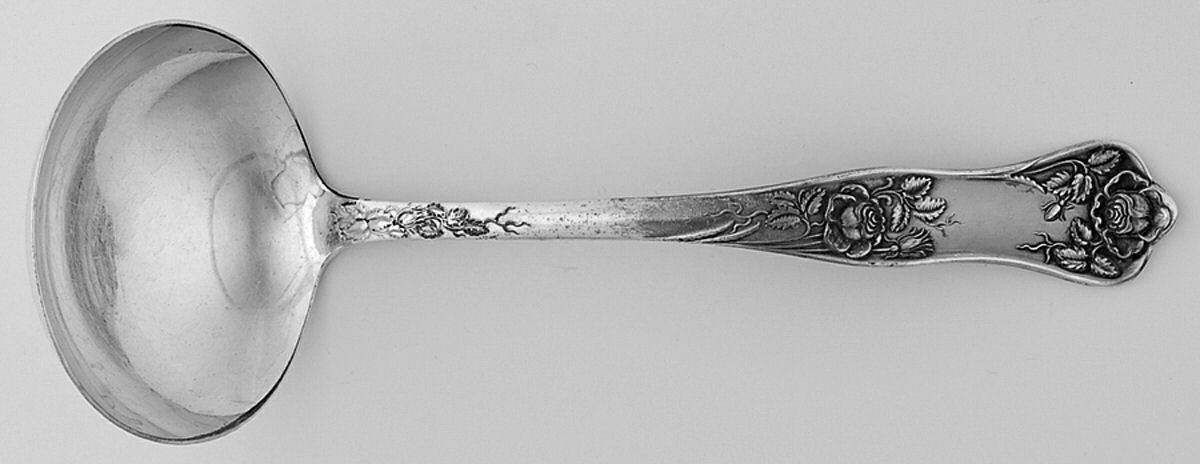 Rosalie (Silverplate, 1905) Solid Gravy Ladle by International Silver-1