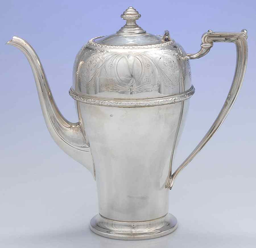 Rosalie (Silverplate, Hollowware) Silverplate Coffee Pot by International Silver-1