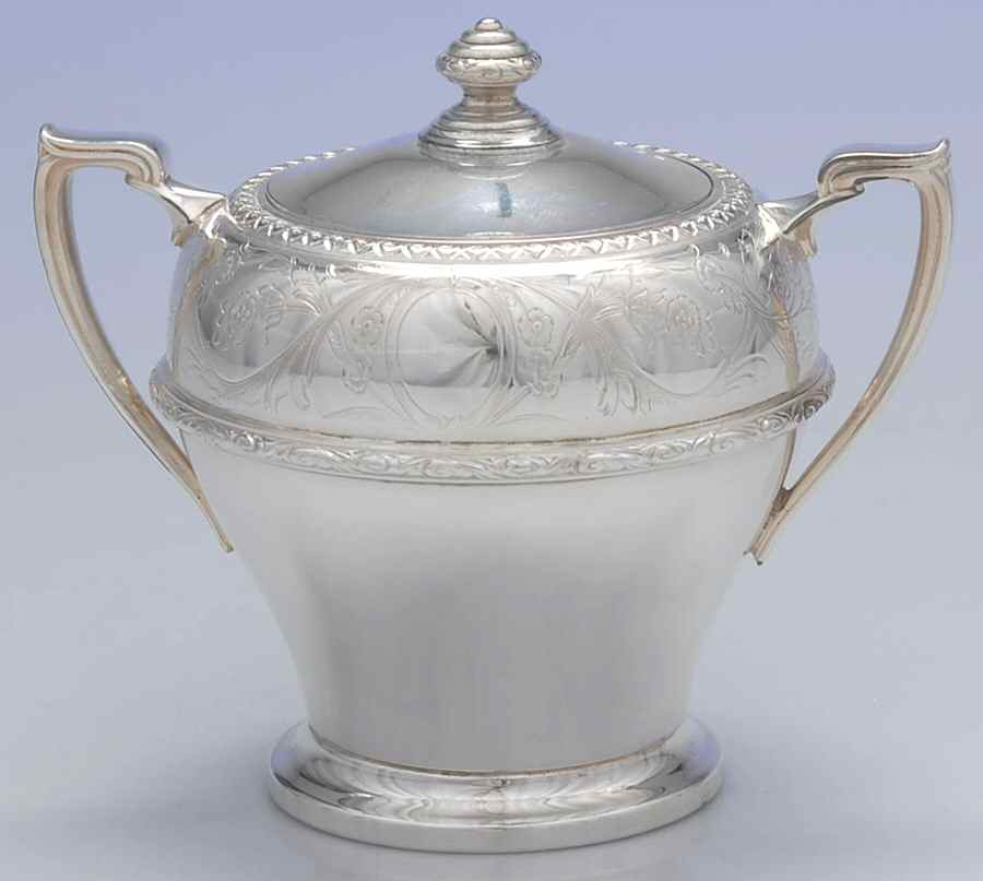 Rosalie (Silverplate, Hollowware) Sugar Bowl & Lid by International Silver-1