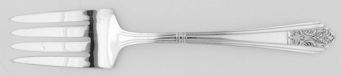 Royal Saxony (Silverplate, 1935) Dessert Fork by International Silver-1