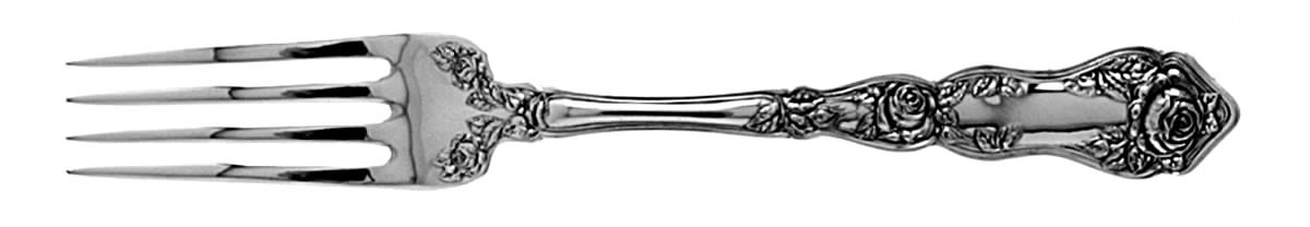 Rose (Silverplate, 1909) Fork by International Silver-1