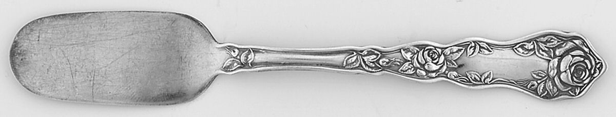 Rose (Silverplate, 1909) Solid Cheese Server by International Silver-1