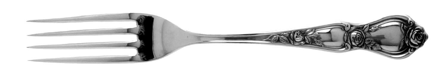 Rose (Silverplate, 1903) Monogram Fork by International Silver-1