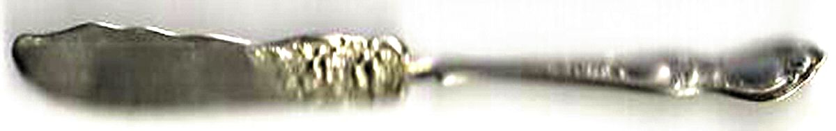 Rose (Silverplate, 1903) Flat Handle Master Butter Knife by International Silver-1