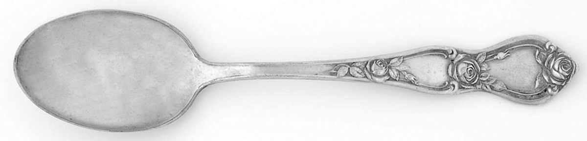 Rose (Silverplate, 1903) Five O'Clock Teaspoon by International Silver-1