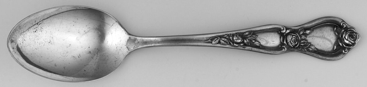 Rose (Silverplate, 1903) Place/Oval Soup Spoon by International Silver-1